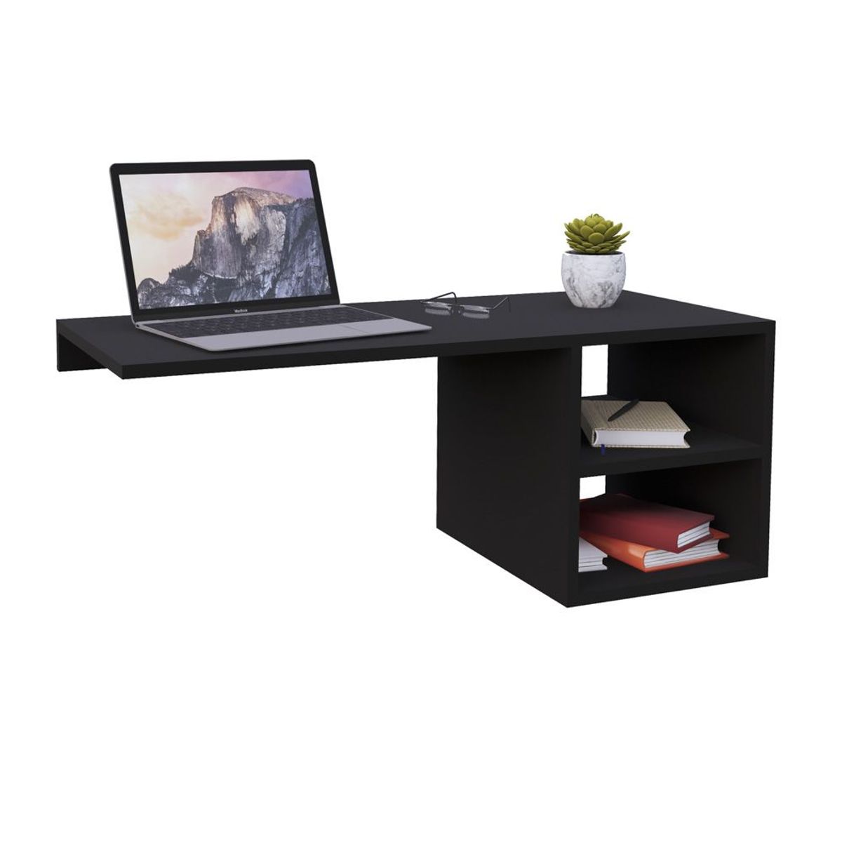 MOVENDA - Escritorio Empotrable Luiza 100cm Movenda Negro