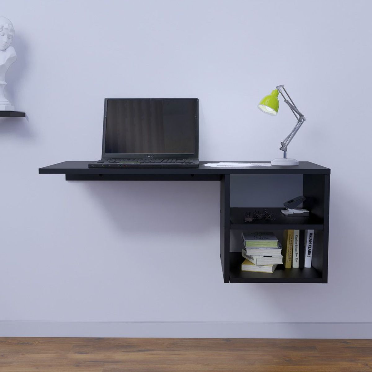 MOVENDA - Escritorio Empotrable Luiza 100cm Movenda Negro