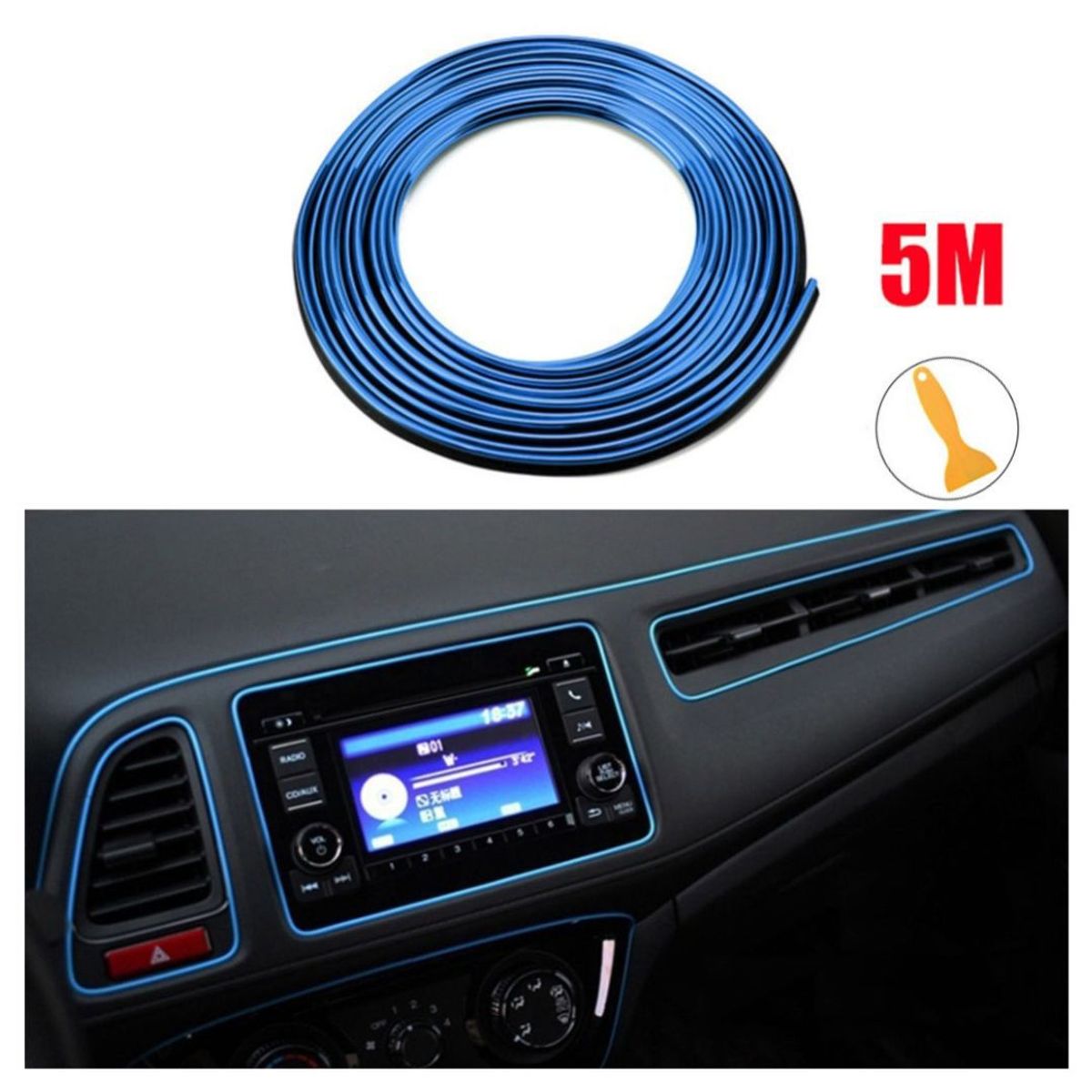 OREGON - Filete Tira Moldura Decorativa Auto Tablero Con Espatula