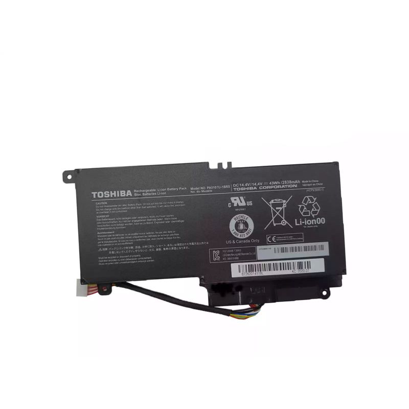 TOSHIBA - BATERIA PARA TOSHIBA PA5107 43Wh 14.4V 4 CELDAS S55 S55-A S50 S50-A