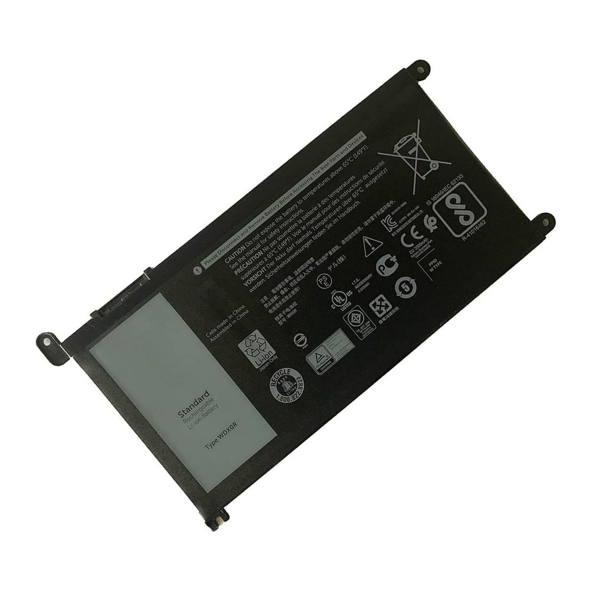 DELL - BATERIA PARA DELL WDX0R 42Wh 11.4V 3 CELDAS P66F P75F/13 5368 7368