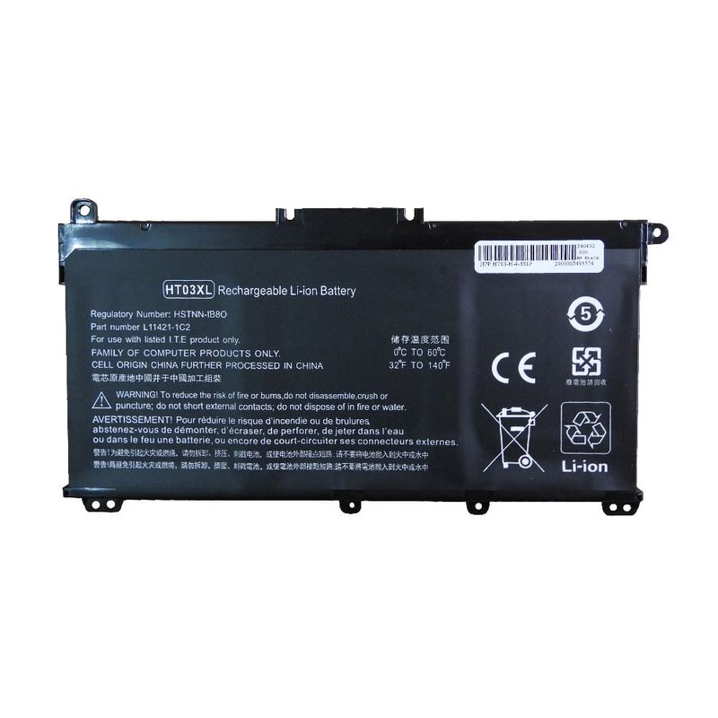 HP - BATERIA PARA HP HT03XL 41.9Wh 11.55V 3 CELDAS 14-CE 15-CS