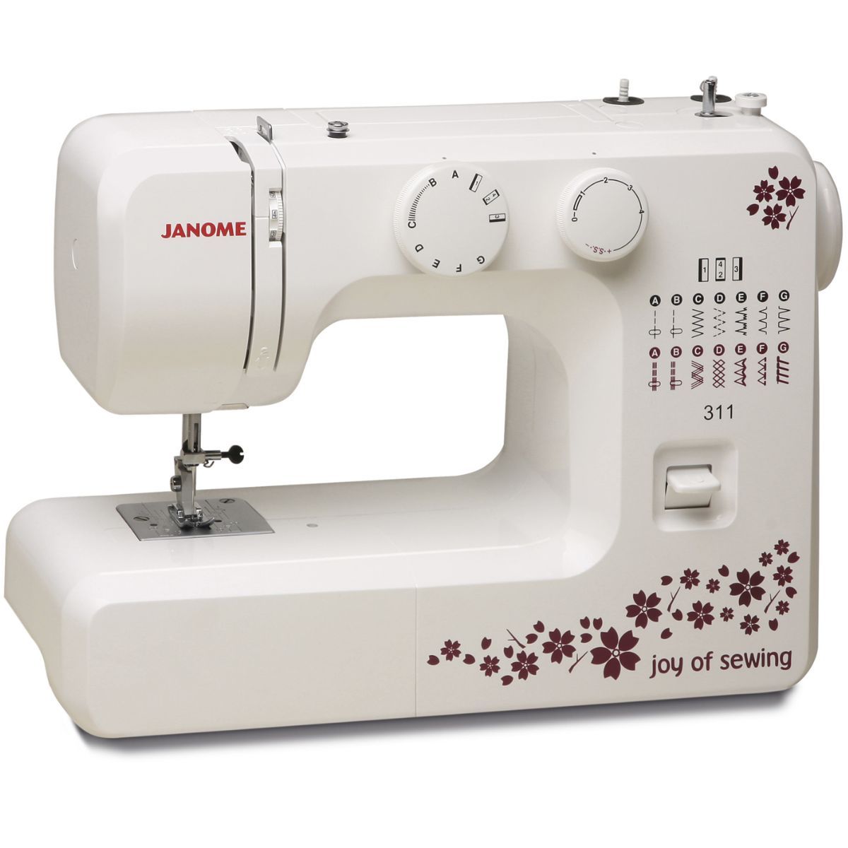 JANOME - Maquina De Coser Domestica Semi Industrial Janome 311