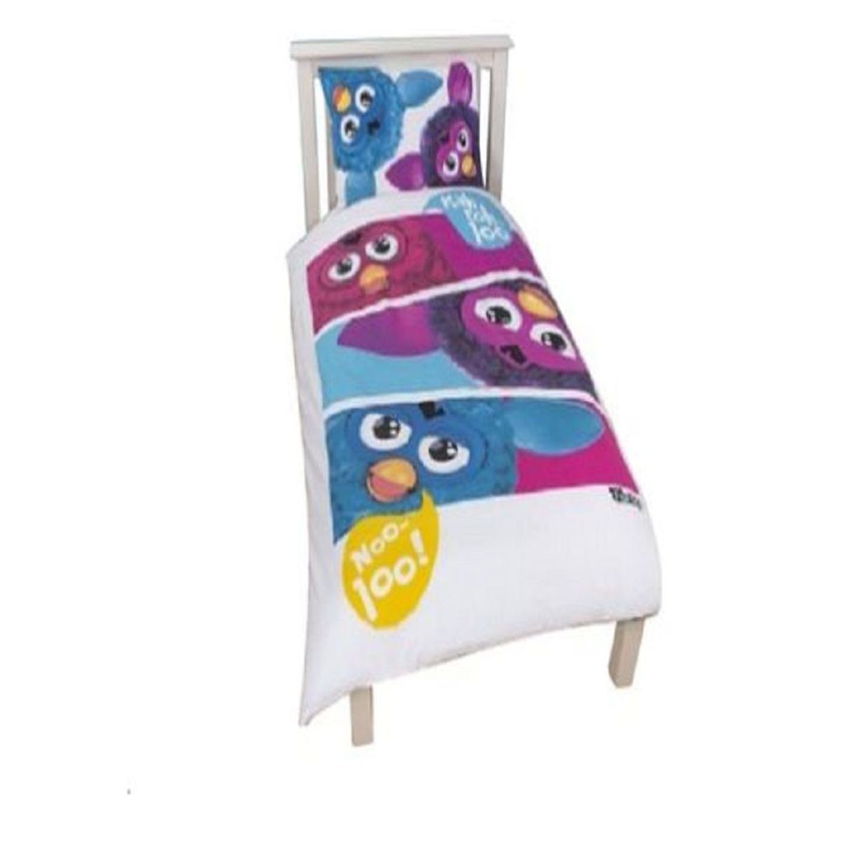 GENERICO - Furby Boom - Cobertor Cubrecama Reversible