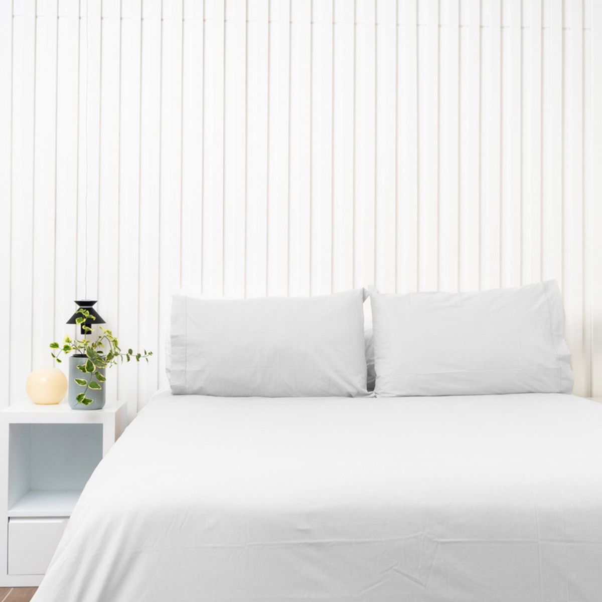 COBITEX HOME - Funda De Plumón 200 hilos Blanco King cobitex 100% Algodón