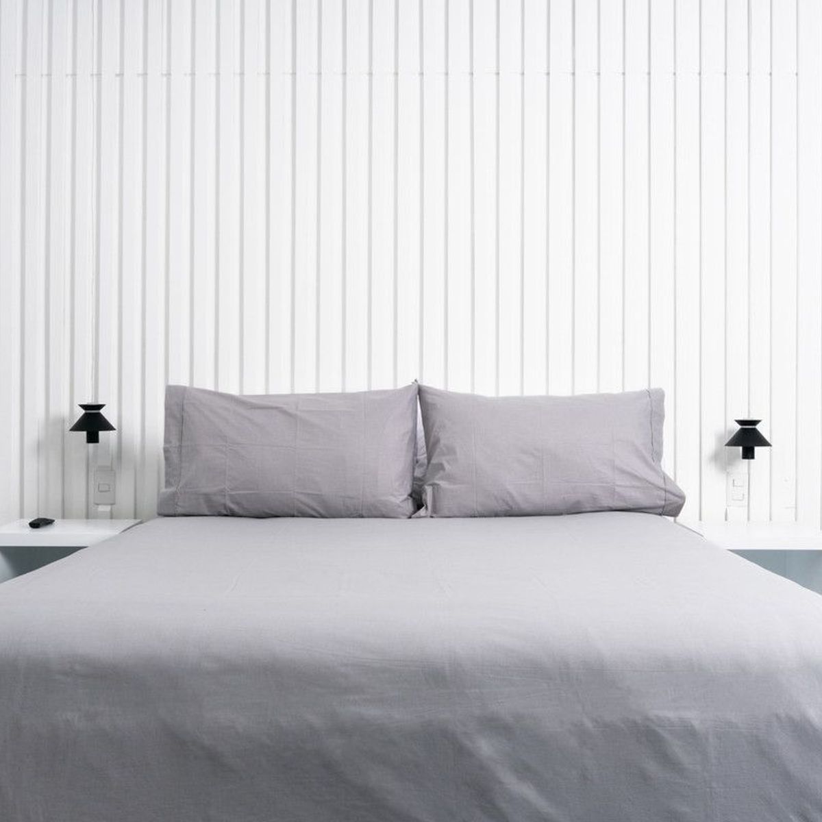 COBITEX HOME - Funda De Plumón Cobitex Gris Queen 100 Algodón