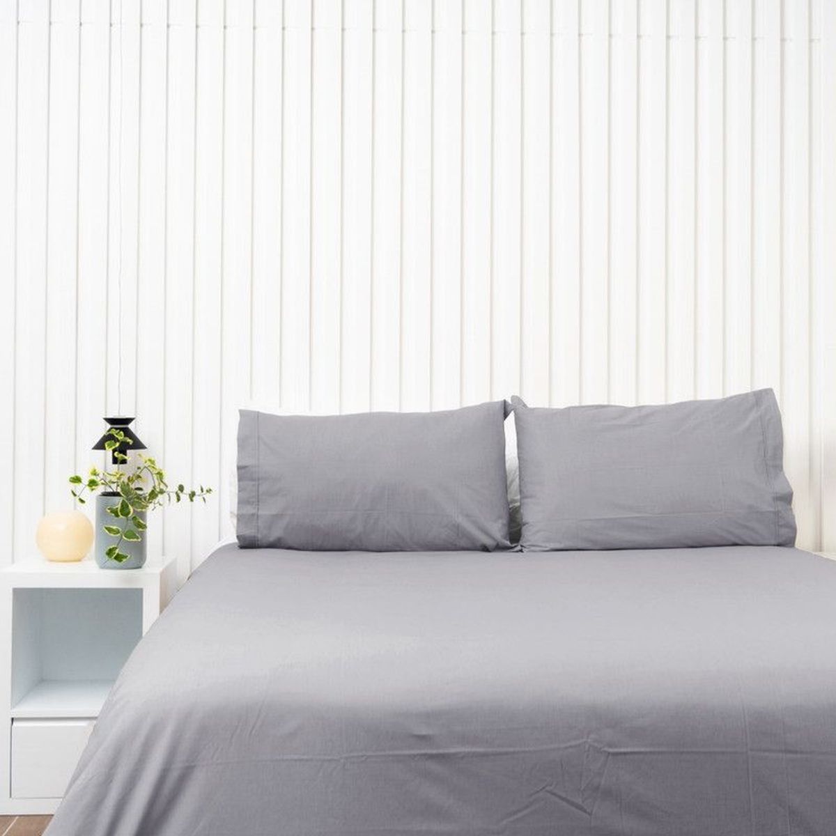 COBITEX HOME - Funda De Plumón Cobitex Gris King 100 Algodón