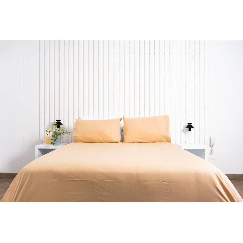 COBITEX HOME - Funda De Plumón Cobitex Beige 2 Plazas 100% Algodón