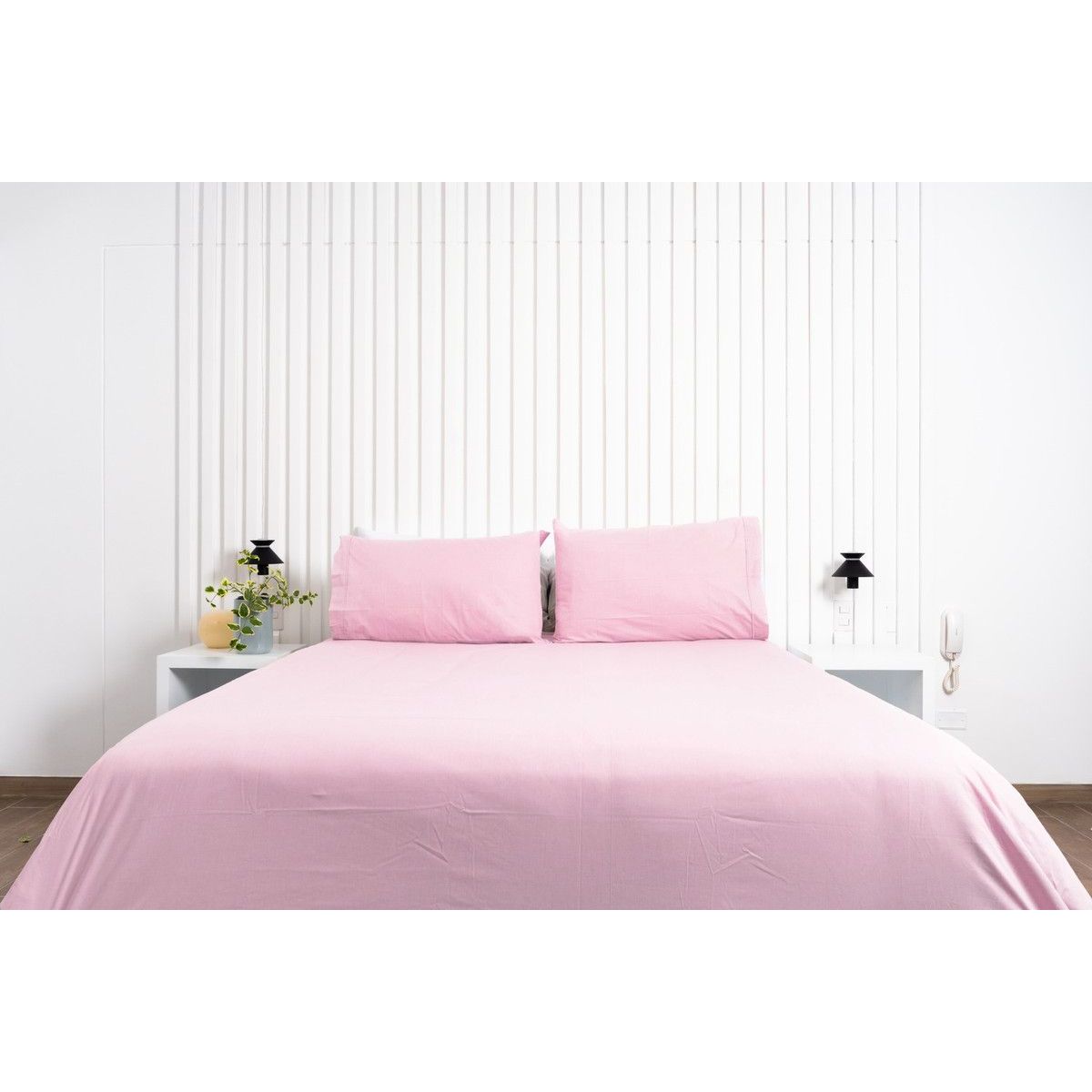 COBITEX HOME - Funda De Plumón Cobitex Rosado King 100 Algodón