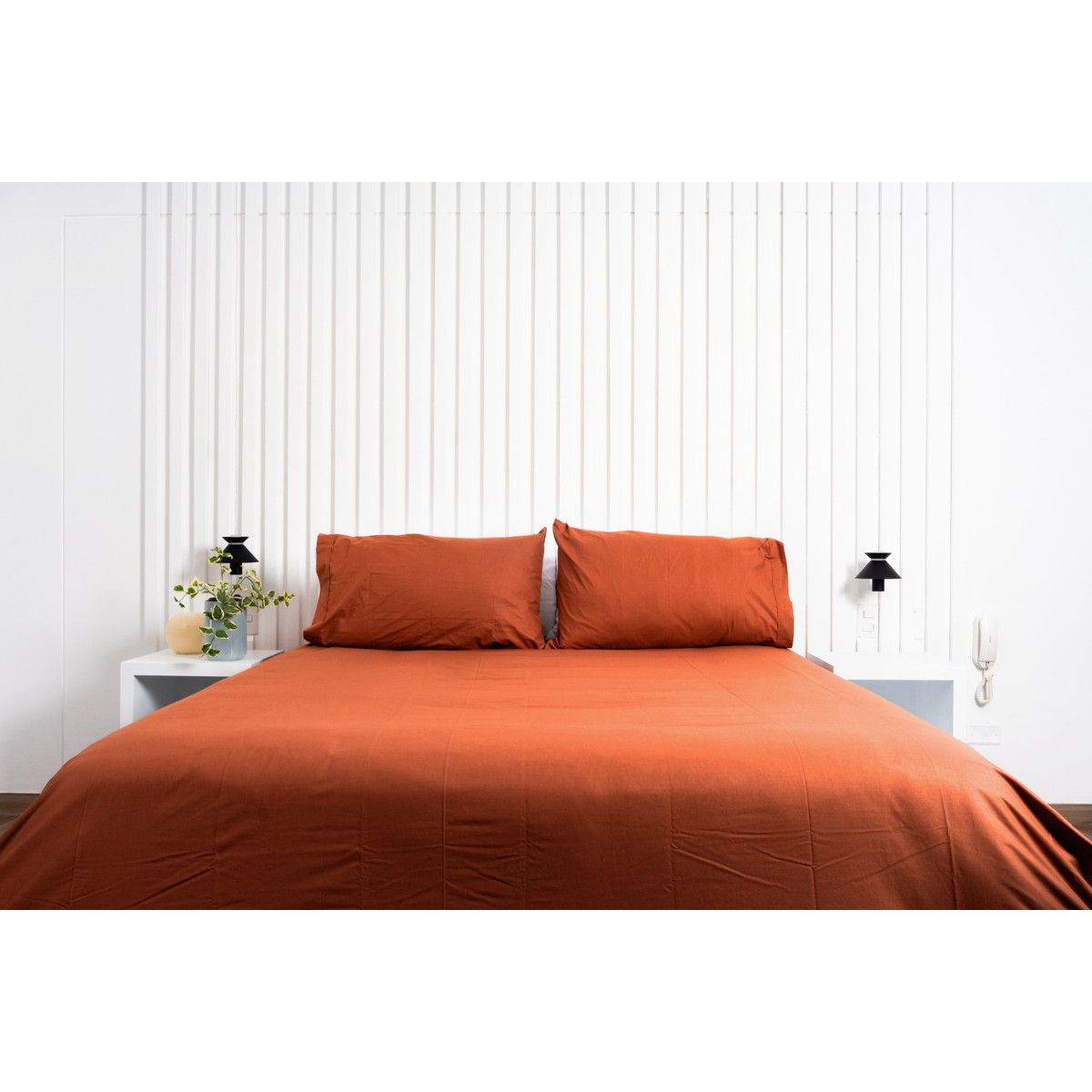 COBITEX HOME - Funda De Plumón Cobitex Ladrillo 1.5 Plaza 100% Algodón