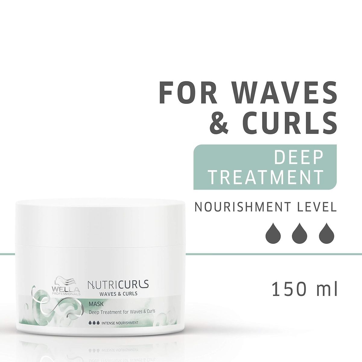WELLA - Mascarilla para Rizos y Ondas Wella Nutricurls 500ml