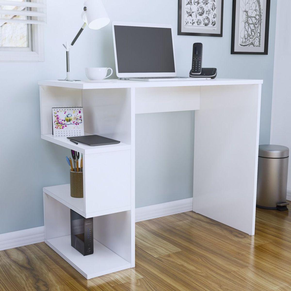 MOVENDA - Escritorio Marilia 90cm Movenda Blanco