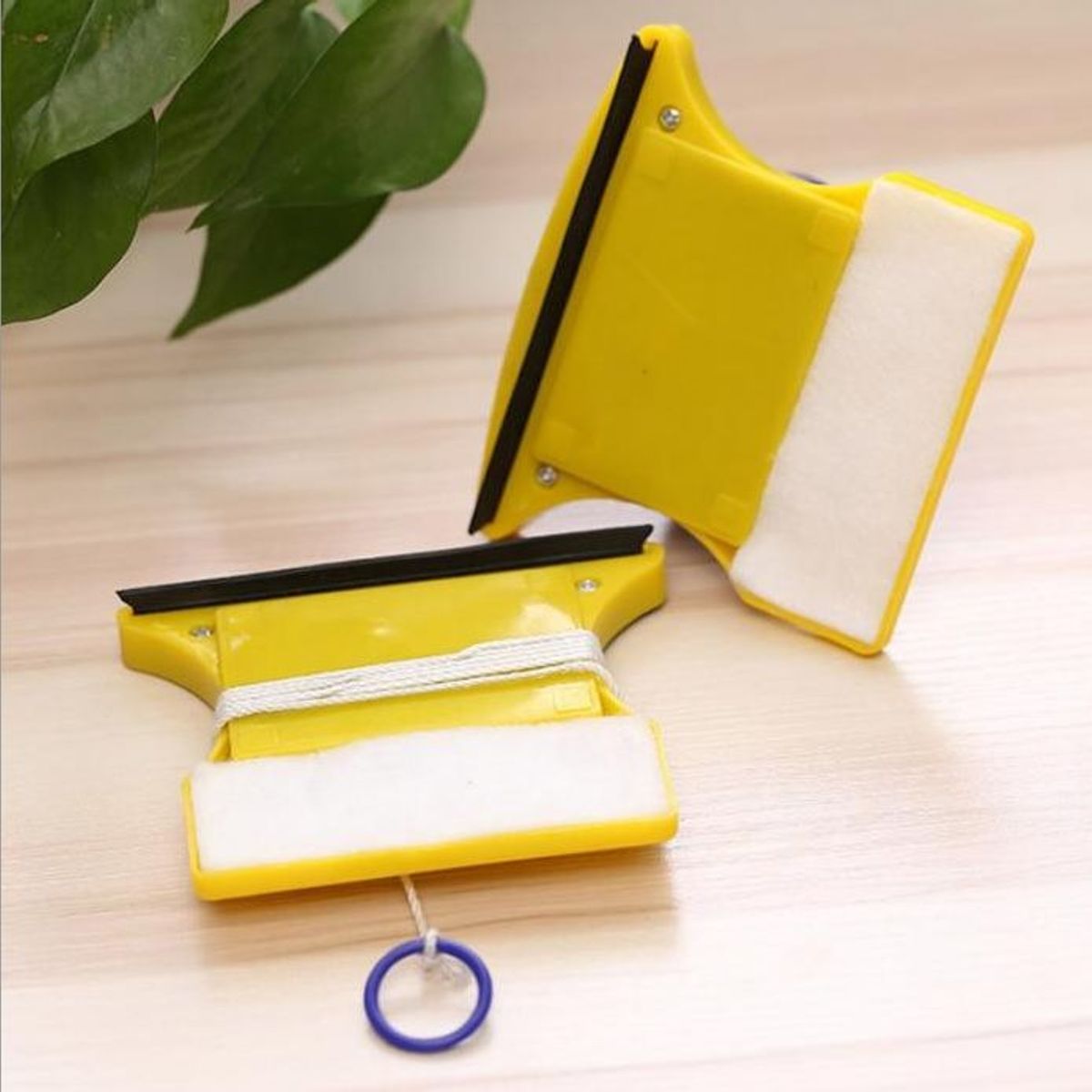 GENERICO - Limpia Vidrios Magnético Limpiador De Lunas Exteriores Interiores