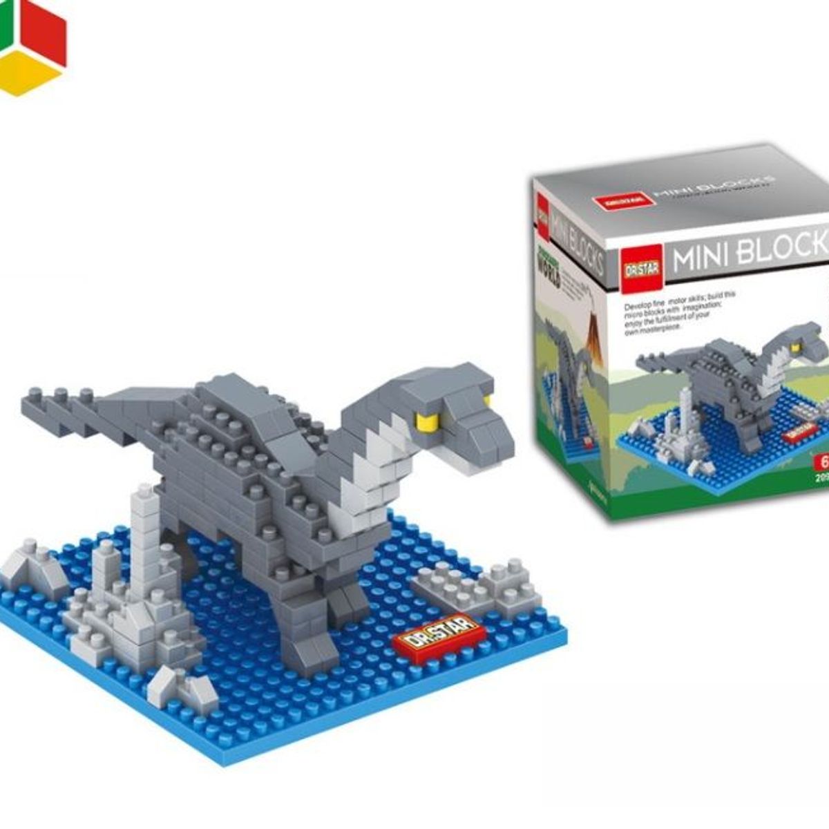 GENERICO - Rompecabezas Dinosaurio Bloques Figura Juguete Apatosaurus