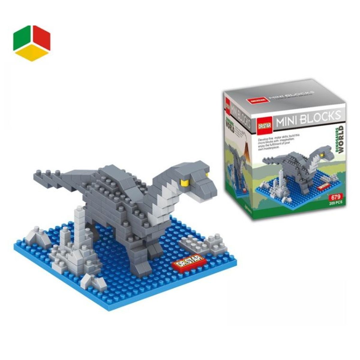 GENERICO - Rompecabezas Dinosaurio Bloques Figura Juguete Apatosaurus