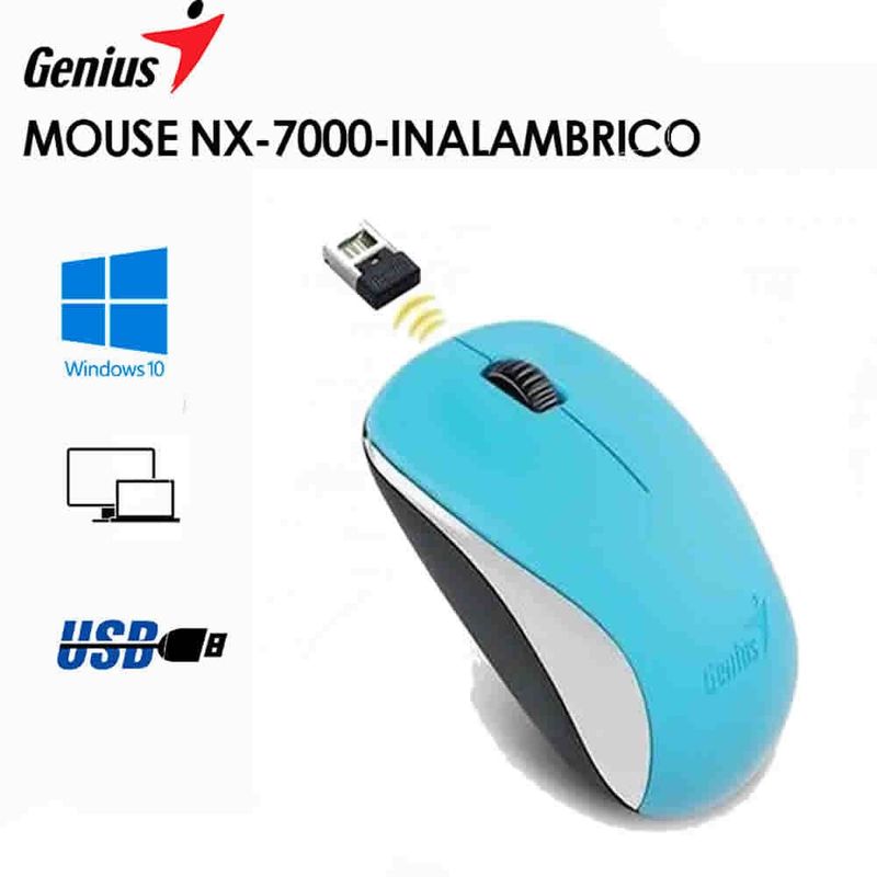 GENIUS - MOUSE GENIUS NX-7000 AZUL