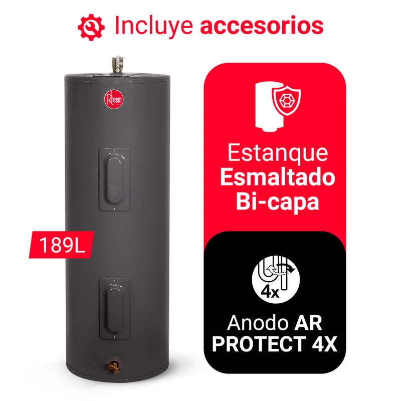 RHEEM - TERMA ELÉCTRICA 189L RHEEM