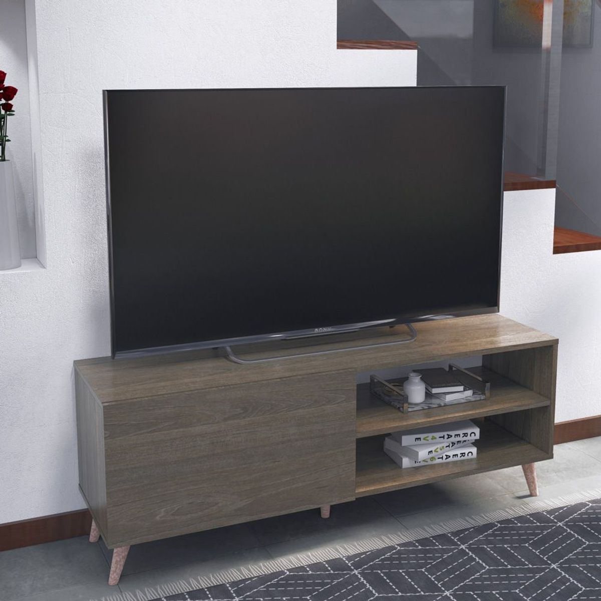 MOVENDA - Mesa de TV Harmonia 65" 1 puerta Movenda Gales