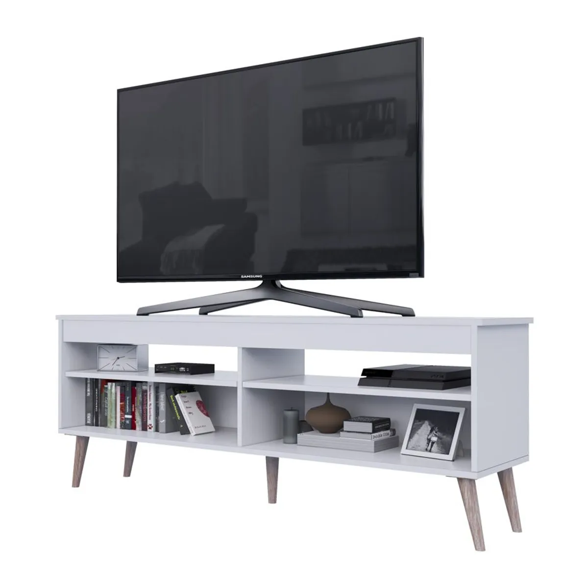 MOVENDA - Mesa de TV Novo Hamburgo 65 Movenda Blanco