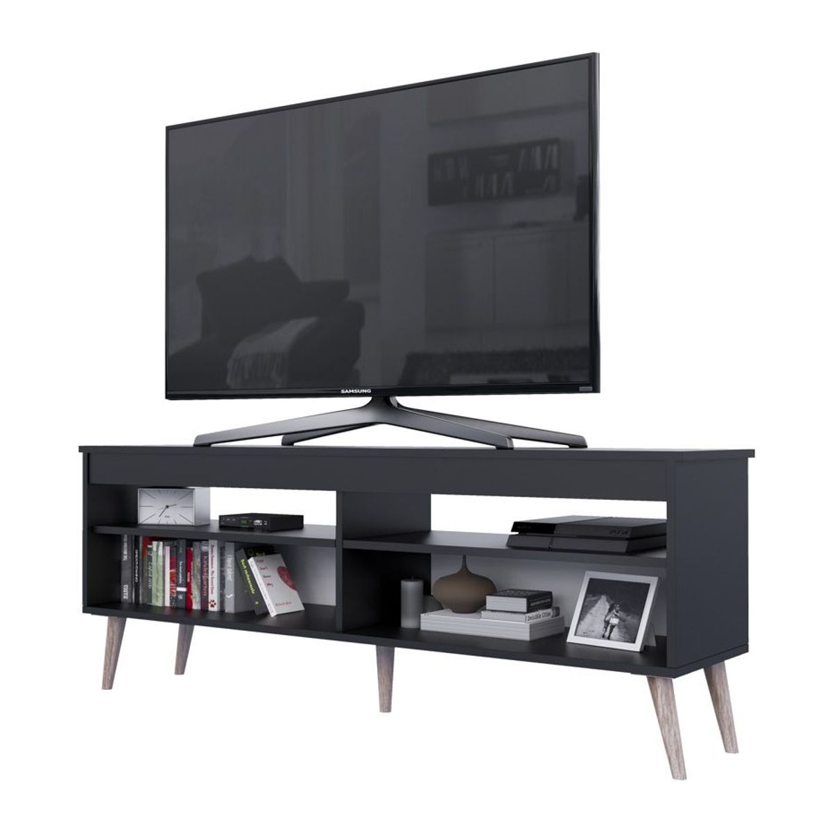 MOVENDA - Mesa de TV Novo Hamburgo 65 Movenda Negro