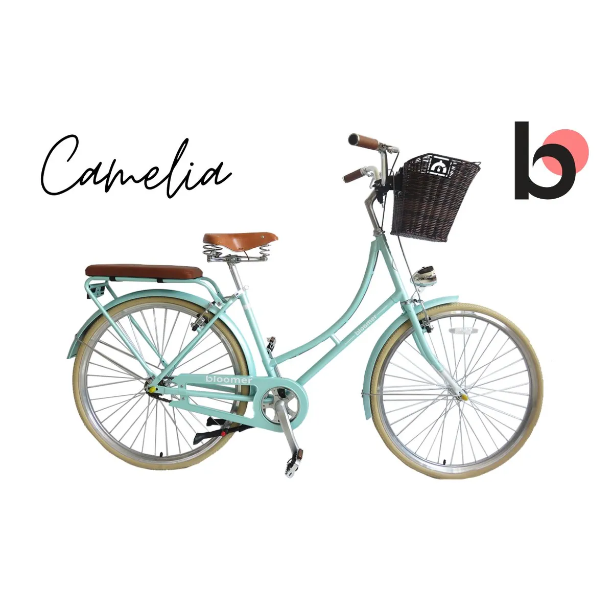 BLOOMER - BICICLETA DE PASEO BLOOMER CAMELIA ARO 26 Verde Menta