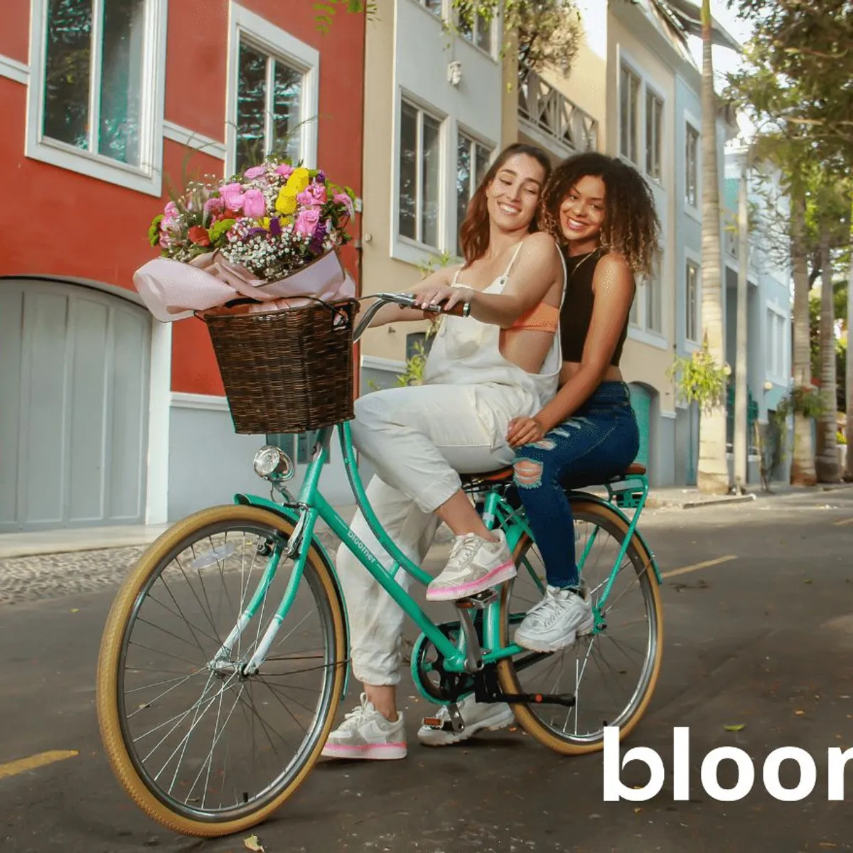 BLOOMER - BICICLETA DE PASEO BLOOMER CAMELIA ARO 26 Verde Menta