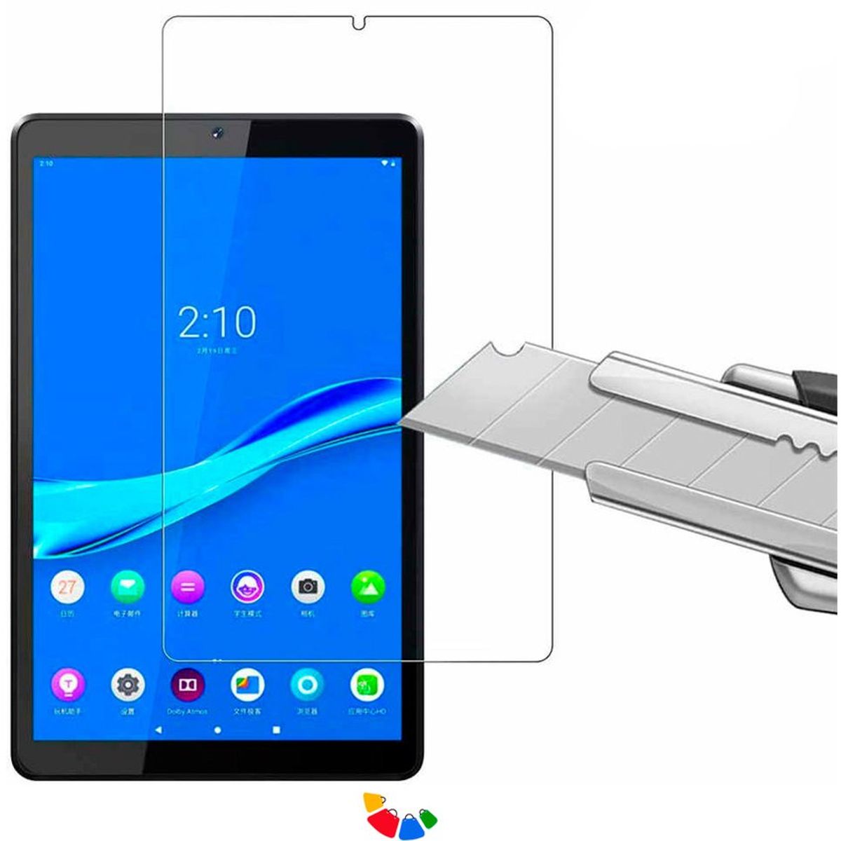 GENERICO - Mica de vidrio para tablet lenovo tab m10 hd 10.1 antishock