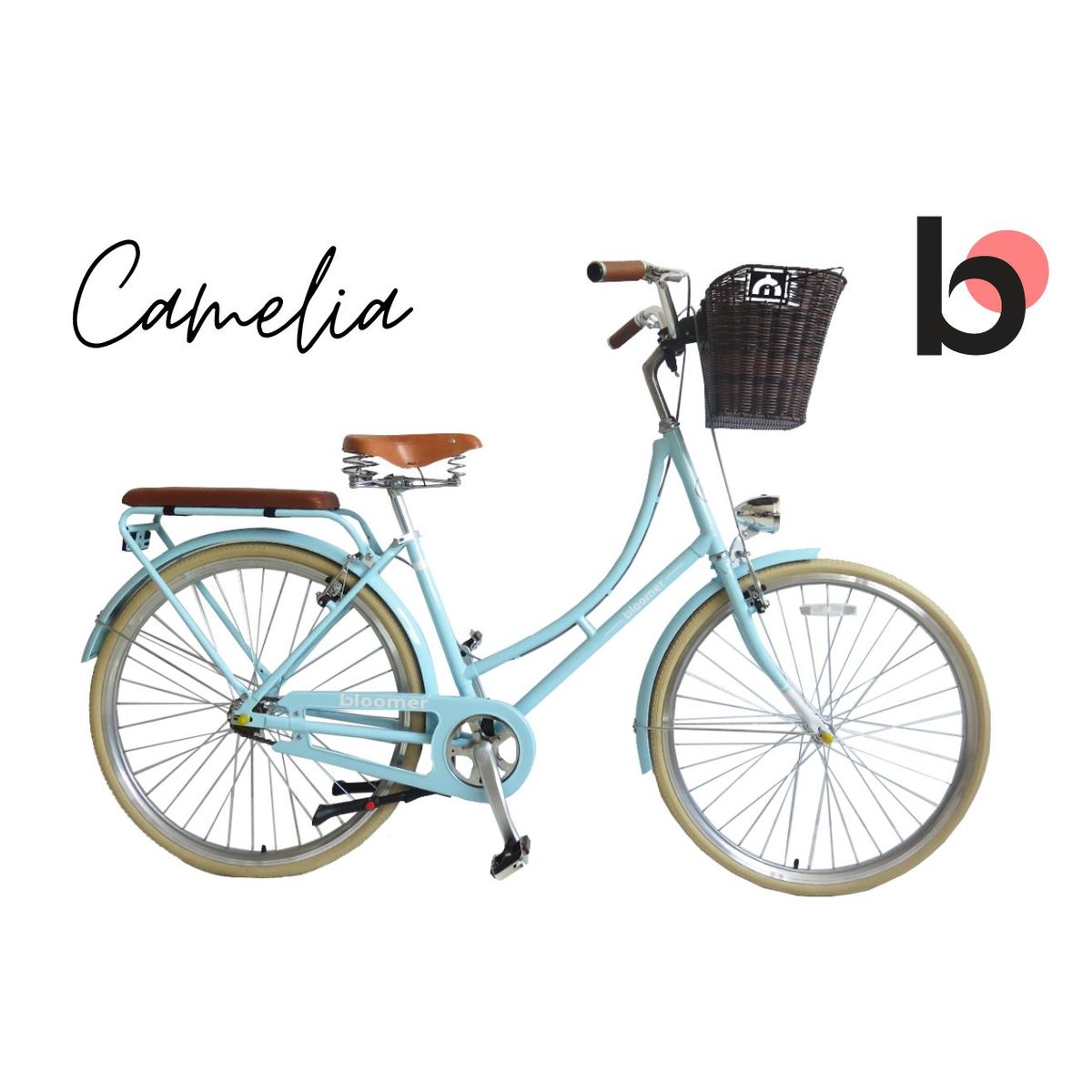 BLOOMER - BICICLETA DE PASEO BLOOMER CAMELIA ARO 26 Celeste Cielo