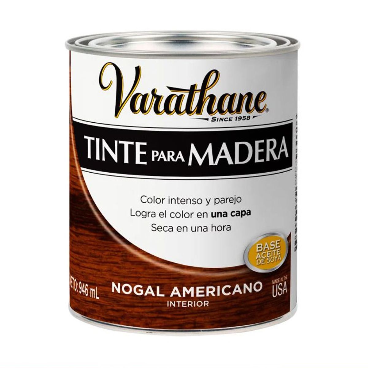 RUST OLEUM - VARATHANE TINTE PARA MADERA NOGAL AMERICANO 946 ML