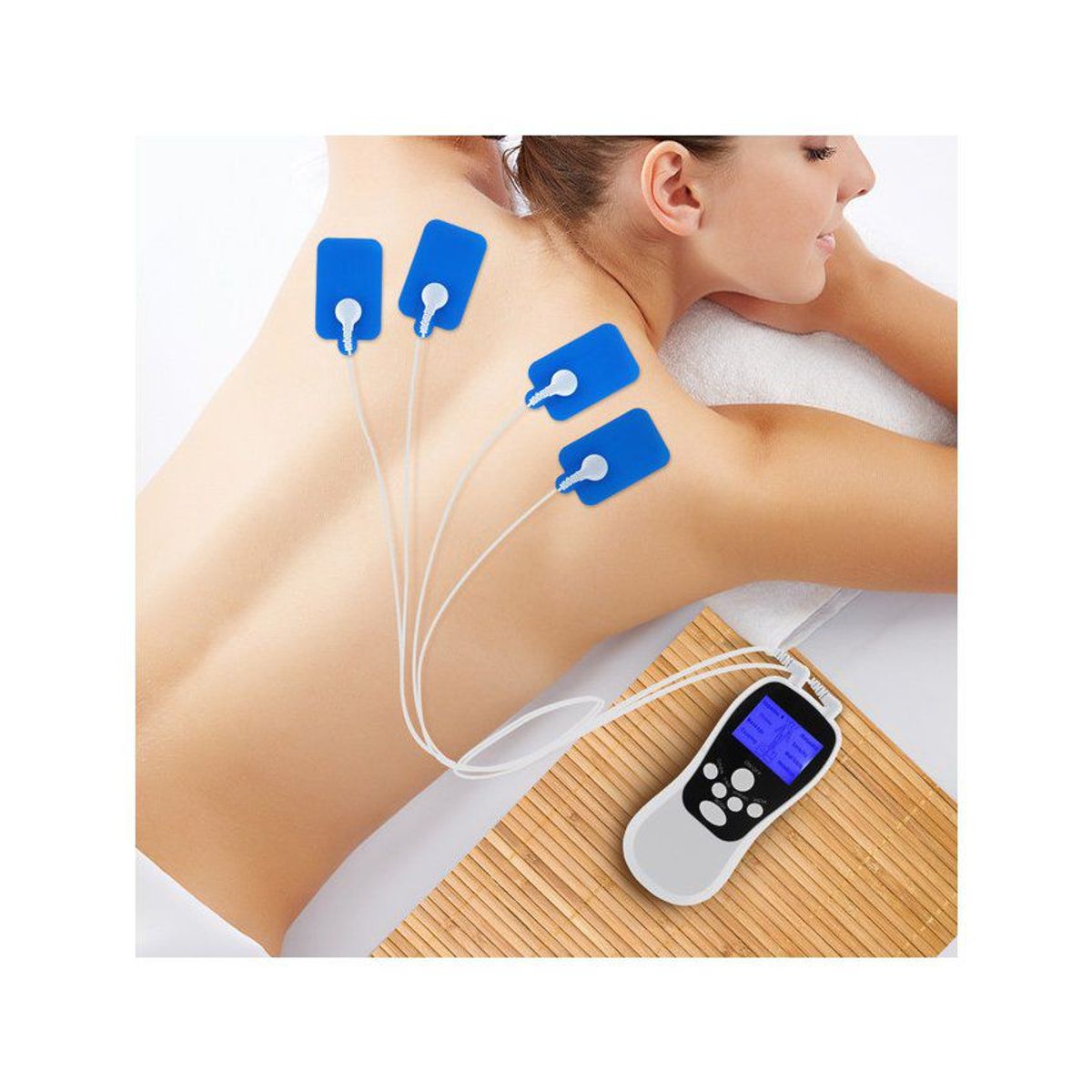 GENERICO - Mini masajeador pantalla azul