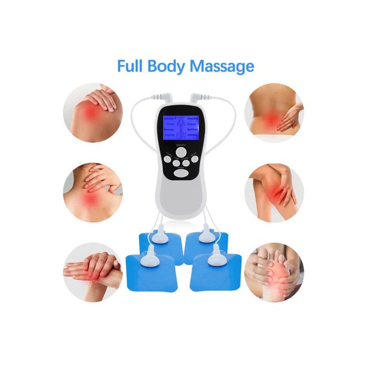 GENERICO - Mini masajeador pantalla azul