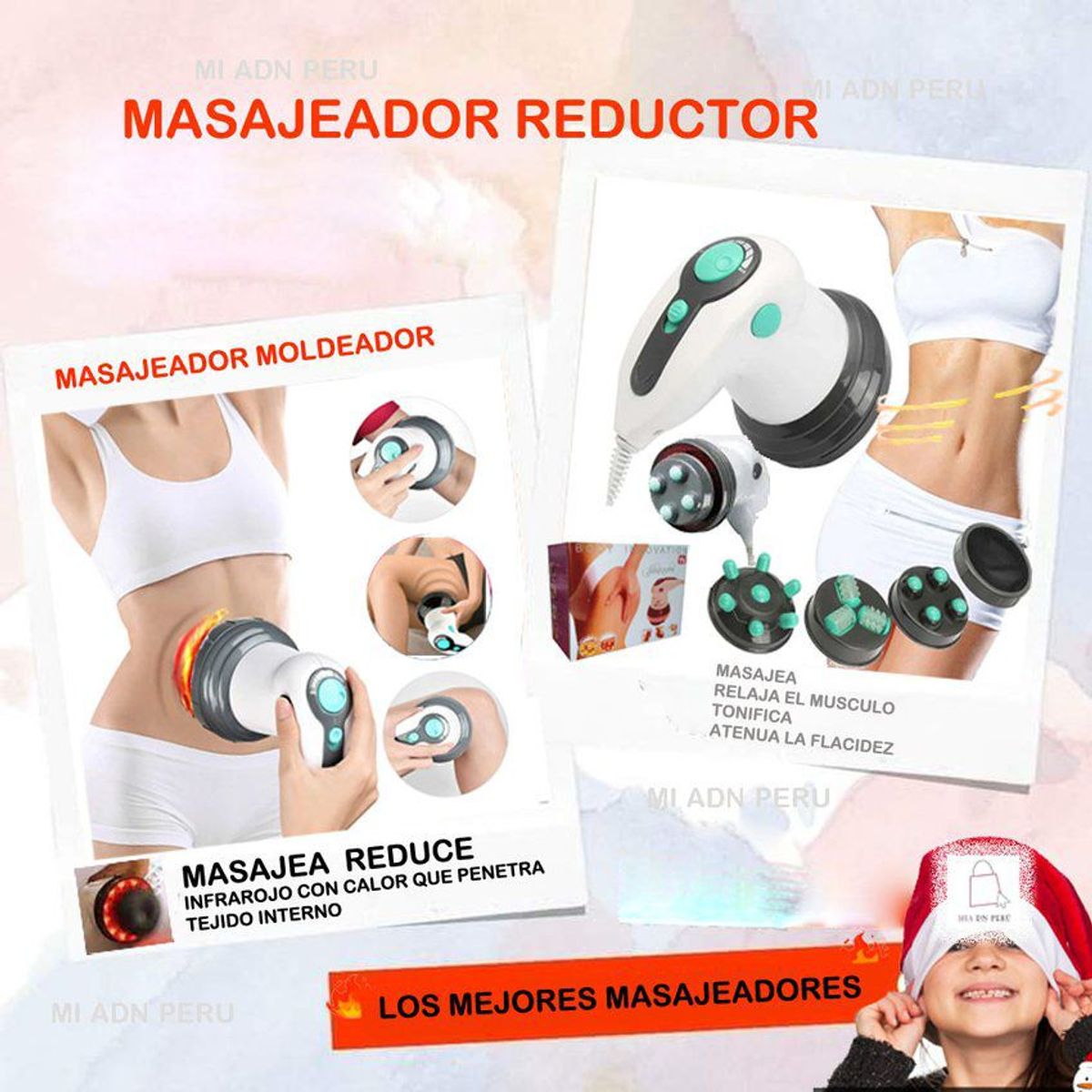 GENERICO - Masajeador benice reductor con infrarojo