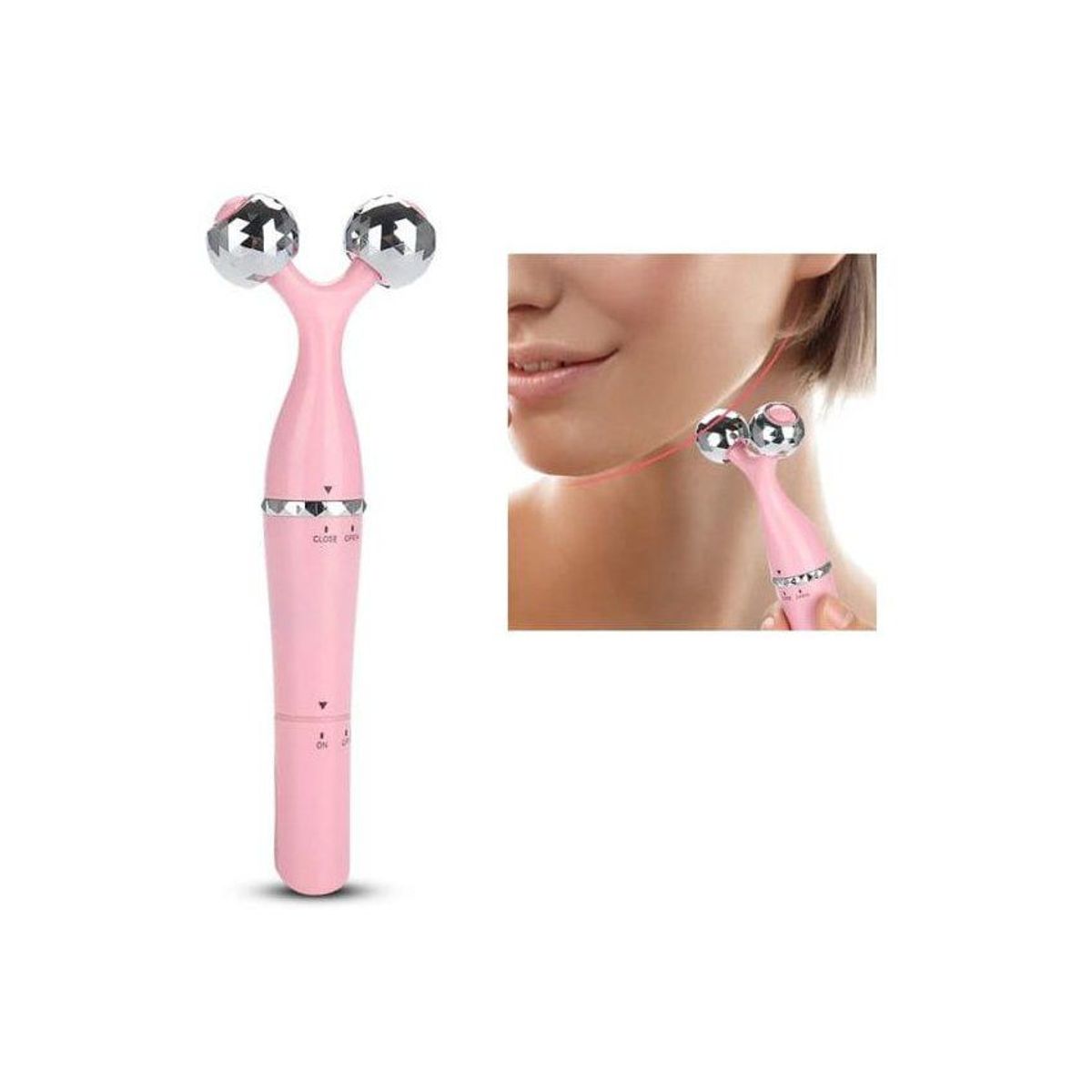 GENERICO - Masajeador eléctrico 3d facial y corporal  3 en 1