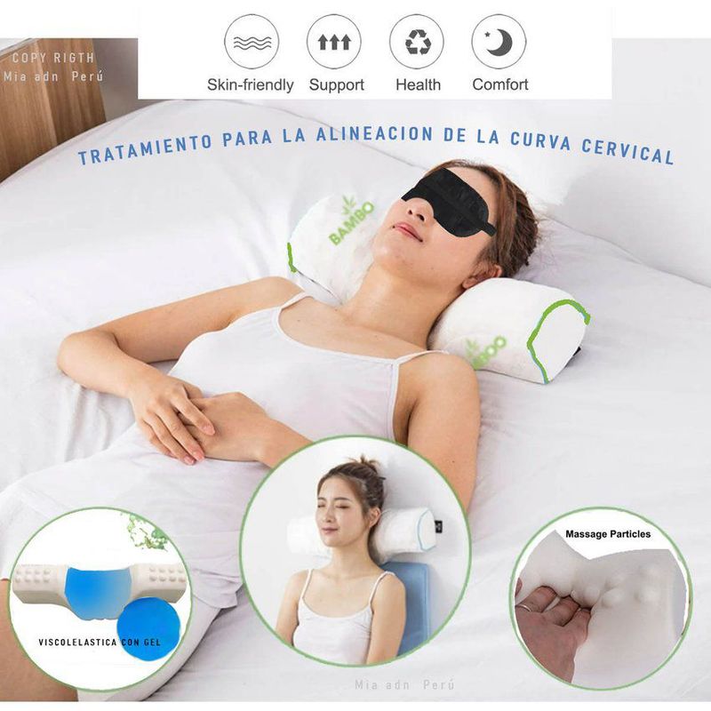 GENERICO - Cojín ortopédico multifunción para dormir