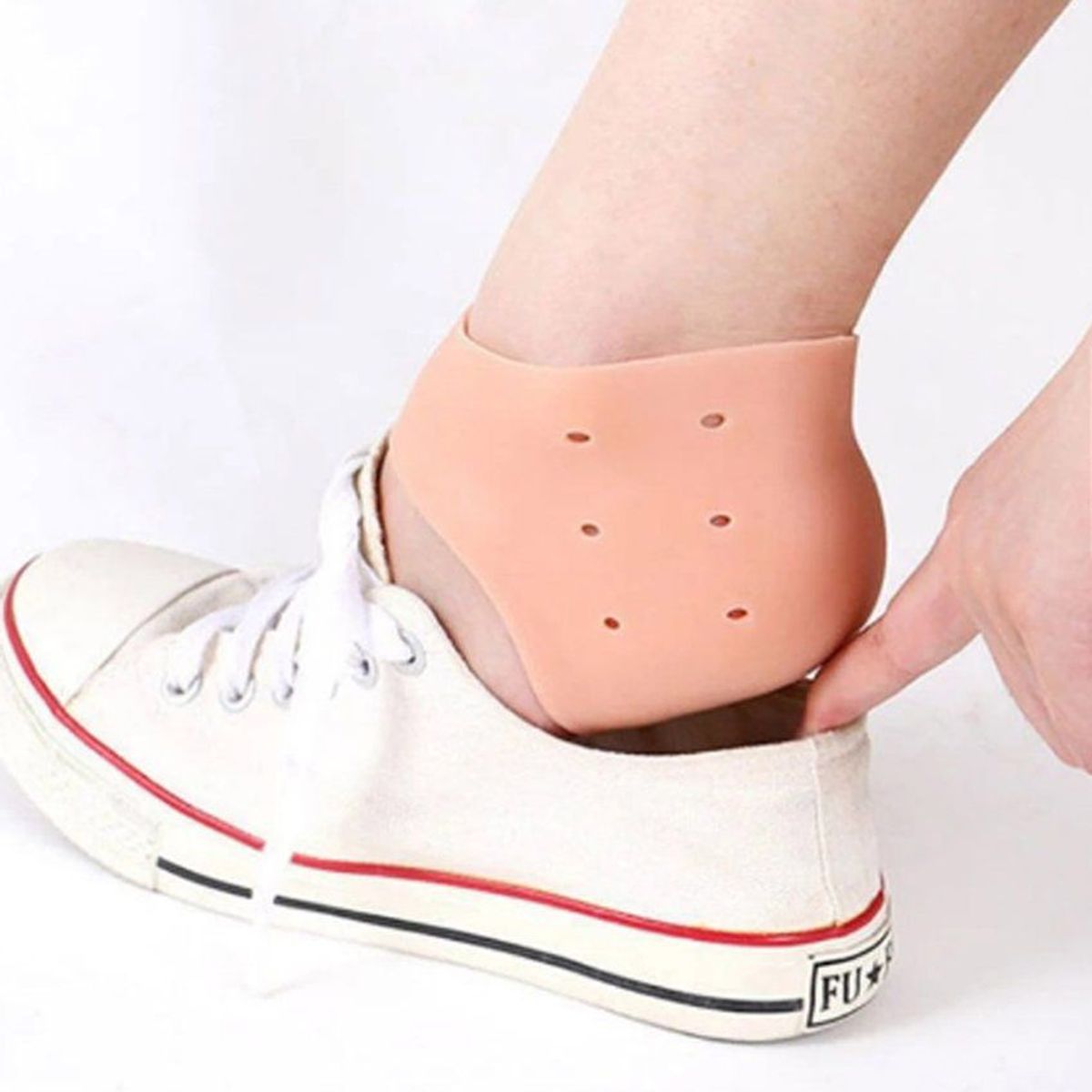 GENERICO - Calcetines protector de silicona gel plantilla para pies