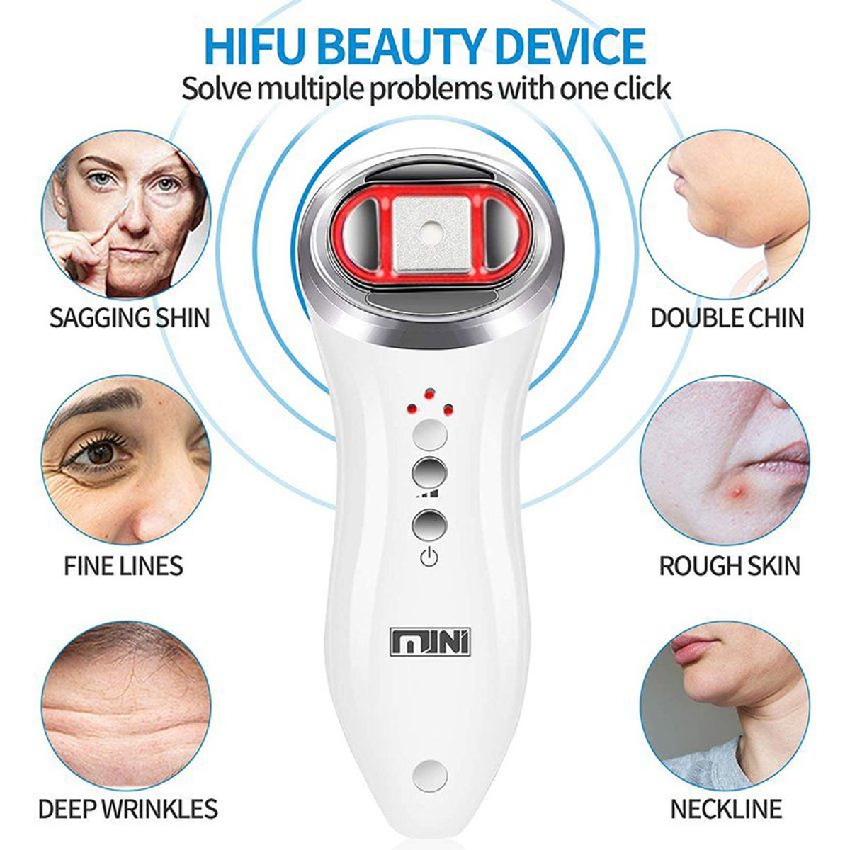 GENERICO - Mini máquina hifu rejuvenecimiento facial profesional