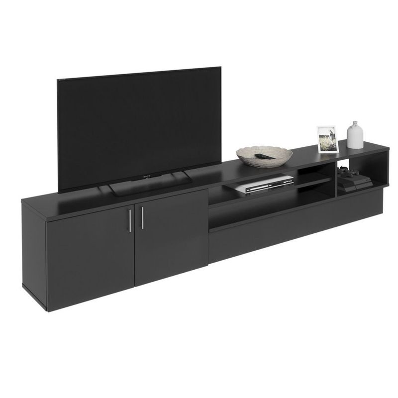 MOVENDA - Mesa de TV Tupandi 65" 2 Puertas Movenda Negro