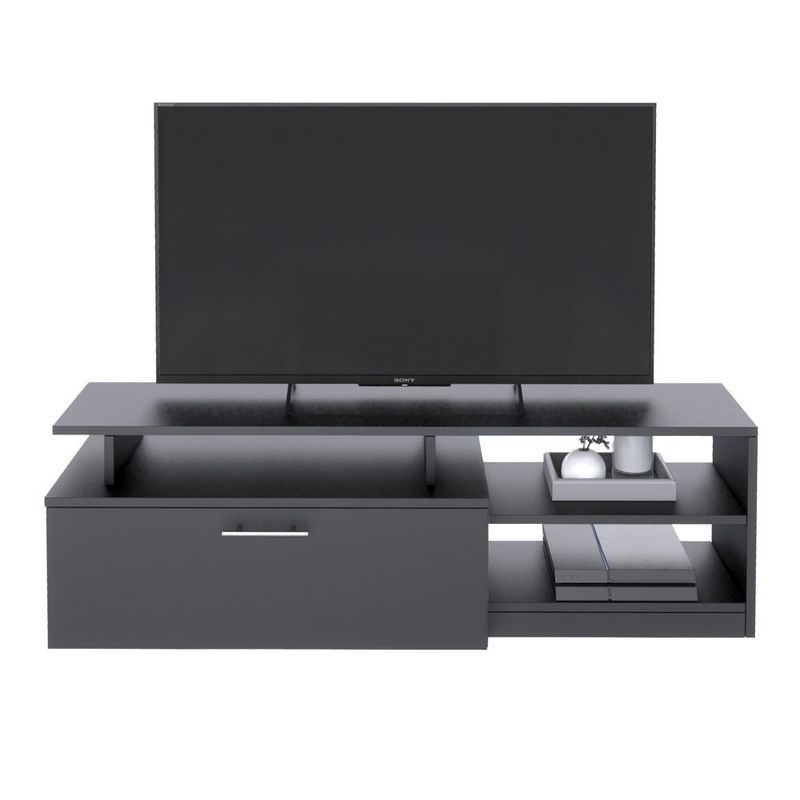 MOVENDA - Mesa de TV Canoas 55" 1 Puerta Movenda Negro