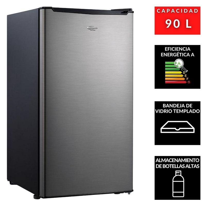 KLIMATIC - Frigobar Piccolo 90 Lt Negro Klimatic