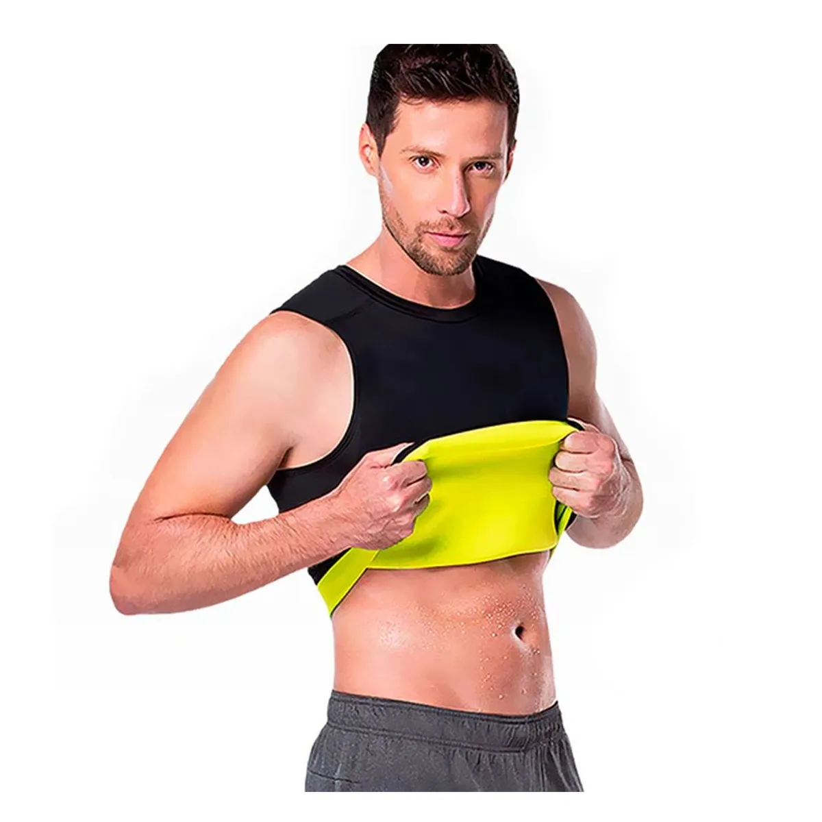 HOLGU - Faja chaleco reductor de hombre calidad Premium