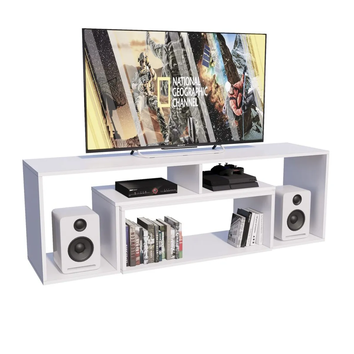 MOVENDA - Mesa de TV Extensible Guaiba 65 Movenda Blanco