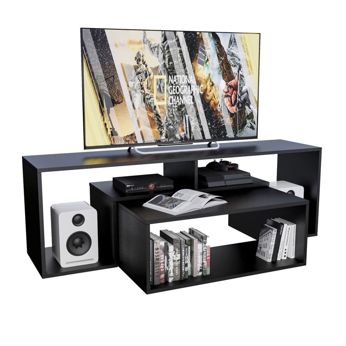 MOVENDA - Mesa de TV Extensible Guaiba 65 Movenda Negro