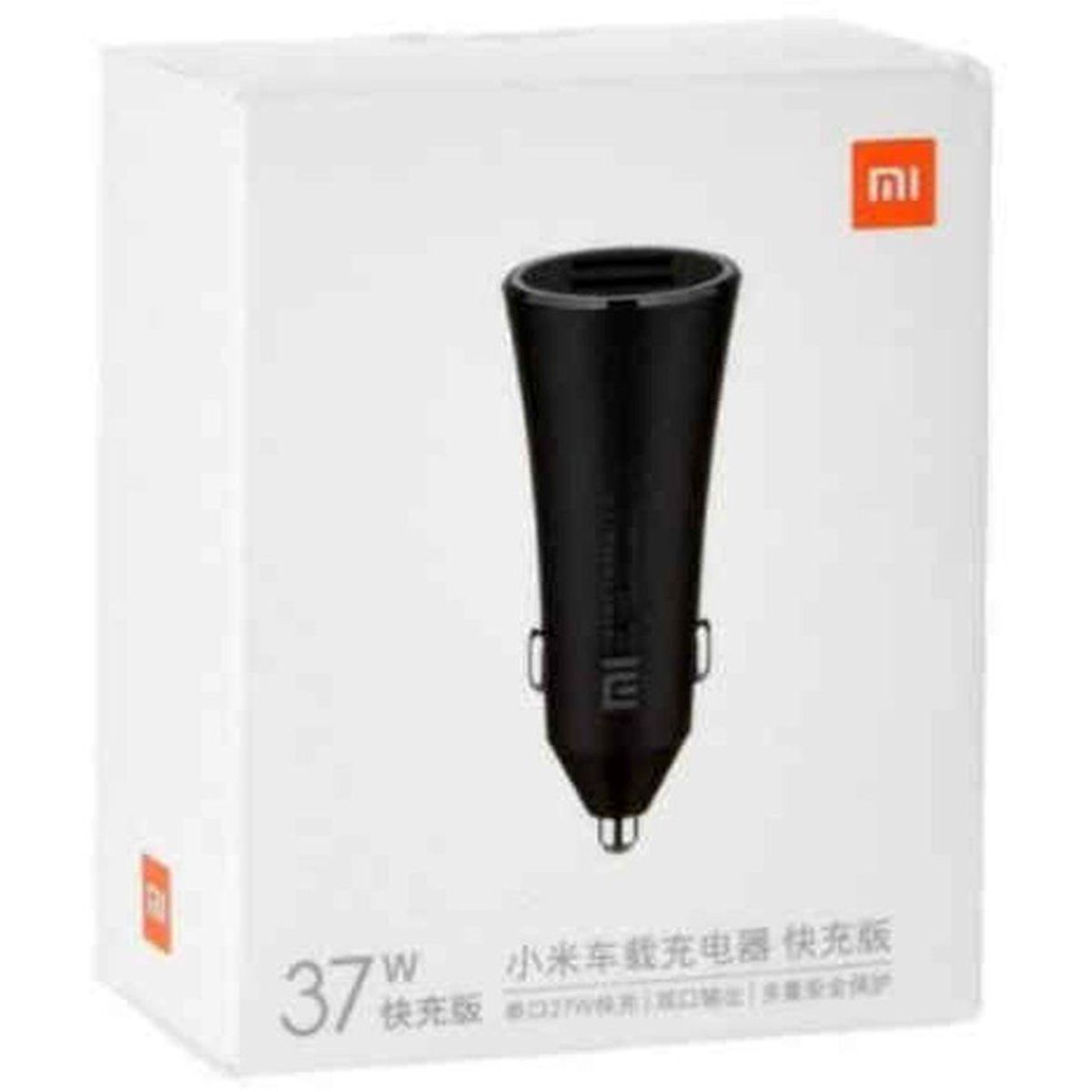 XIAOMI - Cargador de Auto Xiaomi 37WW Más Cable Braided Tipo C - Negro