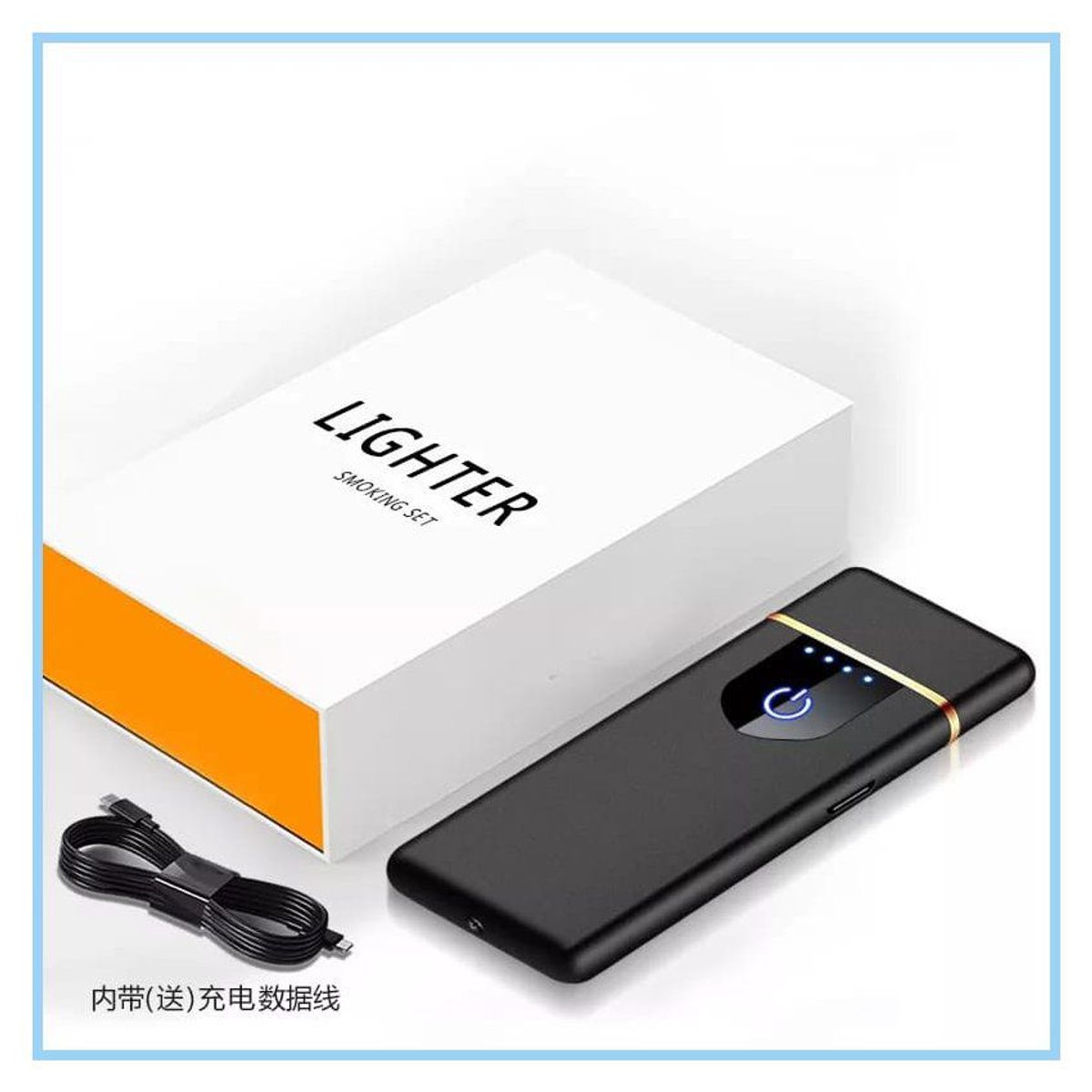 GENERICO - Encendedor electrónico recargable con carga usb