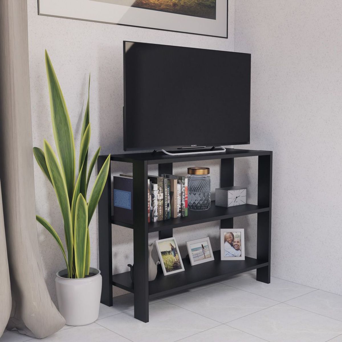 MOVENDA - Mesa de TV Slim 39 Movenda Negro