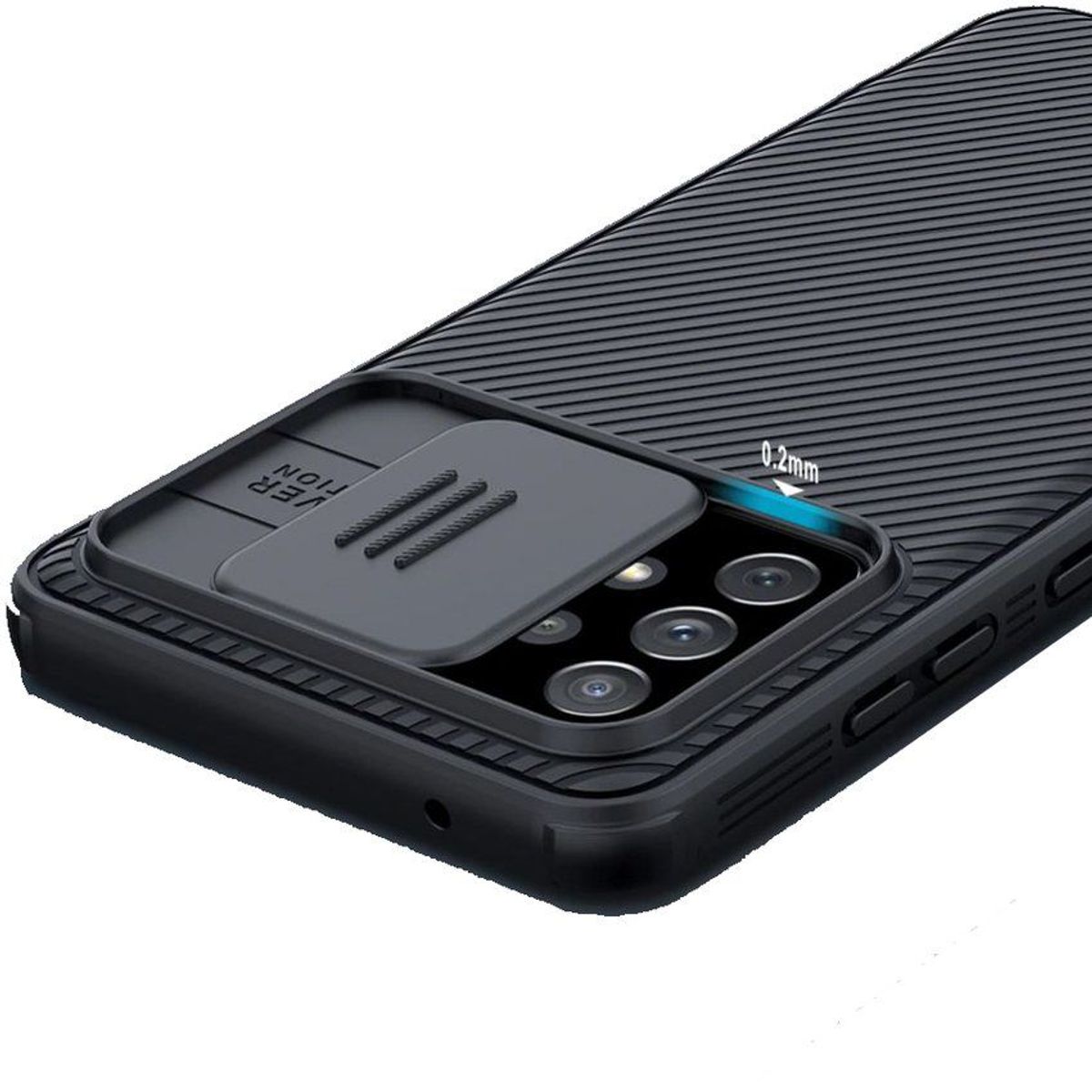 NILLKIN - Case Nillkin Camshiled para Samsung Galaxy A53 5g - Negro