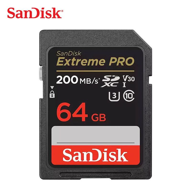 SANDISK - MEMORIA SANDISK EXTREME PRO UHS-I SDXC DE 64 GB (200MB/S)