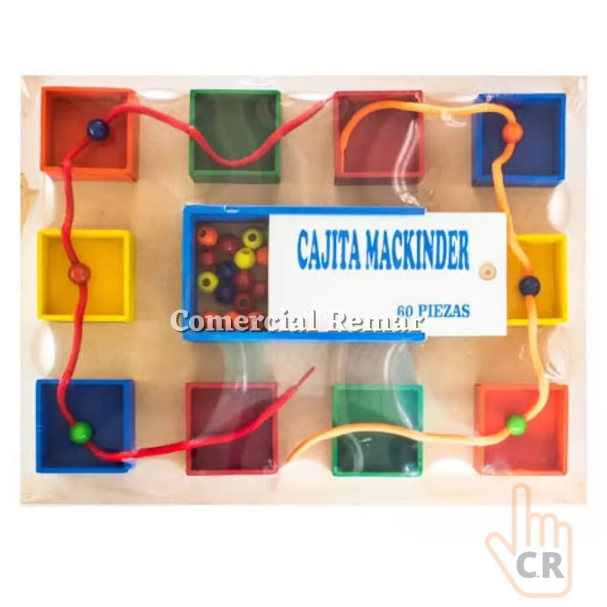 GENERICO - Caja Mackinder de 60 piezas Juego Didactico Matematico