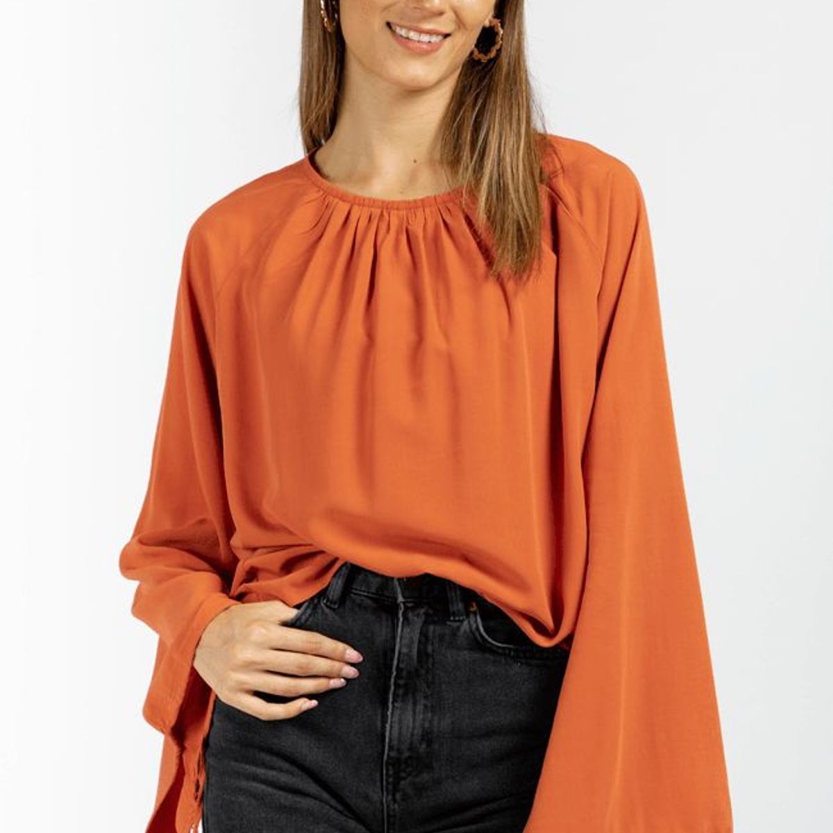 EQUI - Blusa Carolina Con Mangas Regulables EQUI