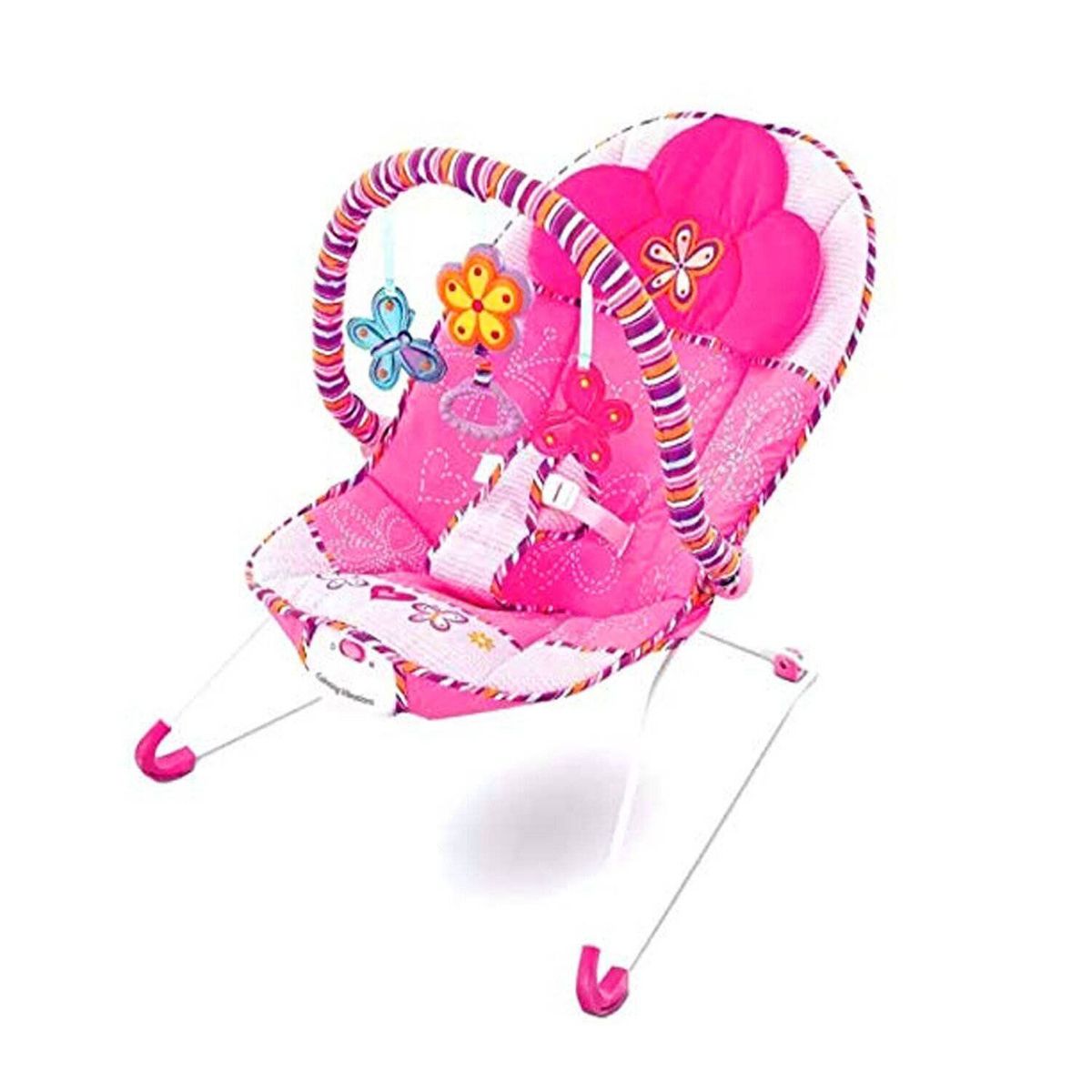 GENERICO - Silla Mecedor con Vibrador time Bouncer Rosado